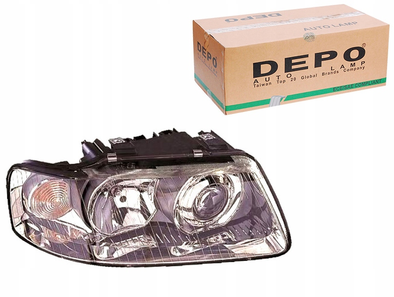 ÖN SAĞ FAR LAMBASI HALOJEN AUDI A3 2001 2002 2003 MODEL (DEPO)