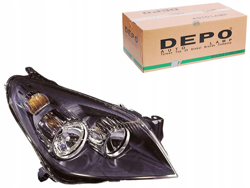 SAĞ FAR LAMBASI FÜME SİYAH TİP OPEL ASTRA H KASA 2004-2014 (DEPO)