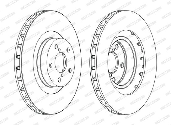 ÖN FREN DİSKİ 294mm TAKIM SUBARU FORESTER 2002-2012 (FERODO)