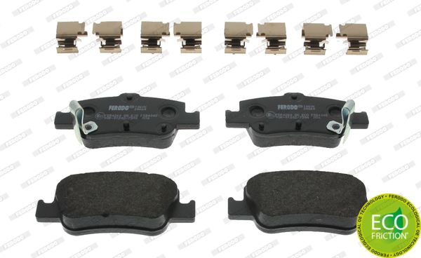 ARKA FREN BALATASI BRAKE ASISTSIZ TOYOTA COROLLA 2007-2012 FERODO