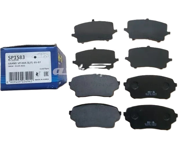 ÖN FREN BALATASI 123mm  SUZUKI GRAND VITARA 2003 2004 2005 (HIQ)