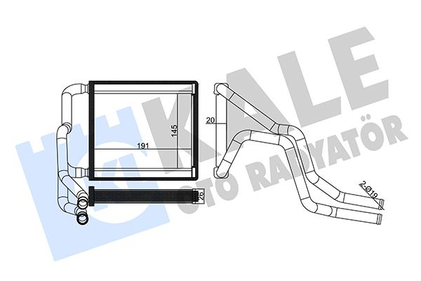 KALORİFER RADYATÖRÜ PETEGİ HYUNDAI i20 BAYON 2015-2026 (KALE)