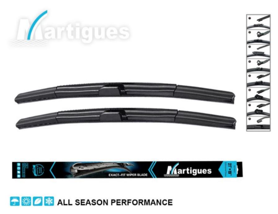 ÖN CAM SİLECEK SÜPÜRGESİ SET HYBRİD NISSAN XTRAIL 2014-2020 (MARTIGUES)