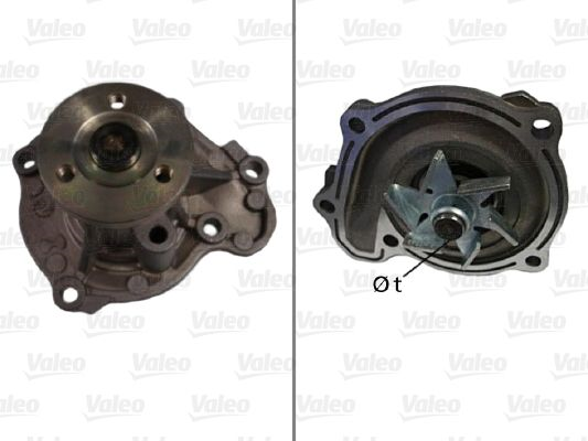 DEVIRDAIM SU POMPASI NISSAN NOTE 1.4 MOTOR 2006-2012 ( VALEO )