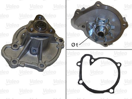 NISSAN MICRA K11 1992-2002 1,0 - 1,3 DEVİRDAİM SU POMPASI (VALEO)