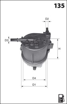 FORD FİESTA 2002-2012 MODEL ARASI - MAZOT YAKIT FİLTRESİ *ORJİNAL