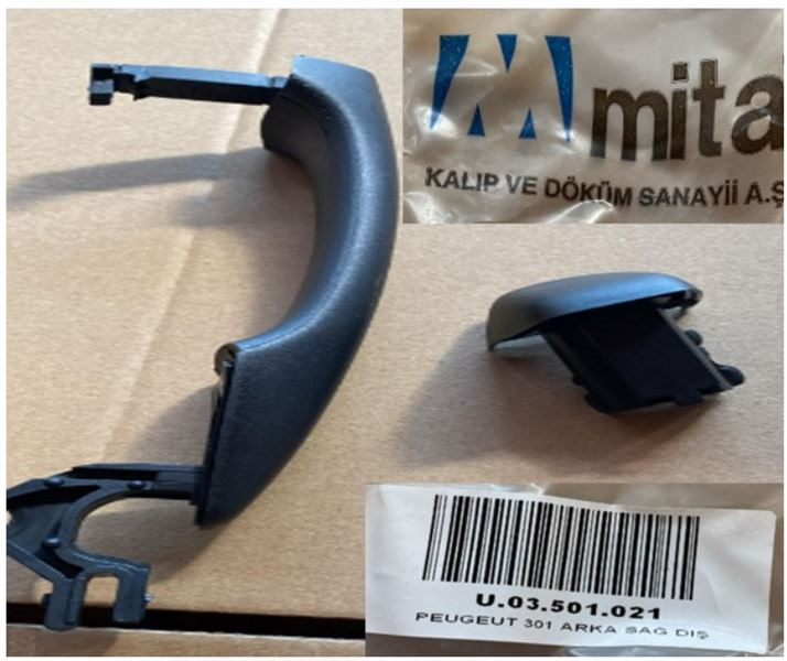 SAĞ ARKA DIŞ KAPI AÇMA KOLU PEUGEOT 301 CITROEN C4 CELYSEE (MITA)