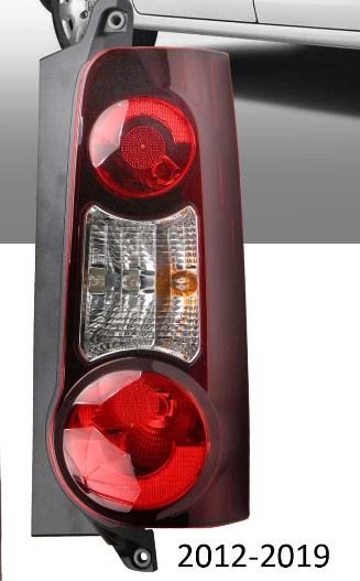 SAĞ STOP LAMBASI PEUGEOT PARTNER TEPEE 2012-2019 BAGAJ CIFT KAPI