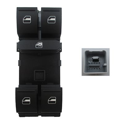 SKODA YETI 2010-2016 ARASI - ÖN SOL 4 LÜ CAM AÇMA KAPAMA DÜĞMESİ