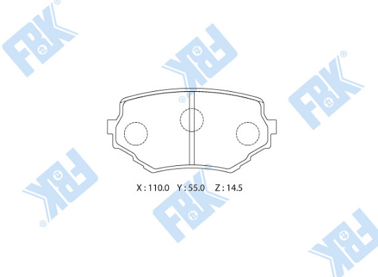 SUZUKI VITARA / GRAND VITARA 1995-2005 / ÖN FREN BALATA
