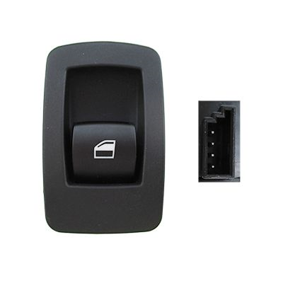 TEKLİ CAM AÇMA KAPAMA DÜĞMESİ SİYAH 4 PİN BMW E60 E83 2004-2010