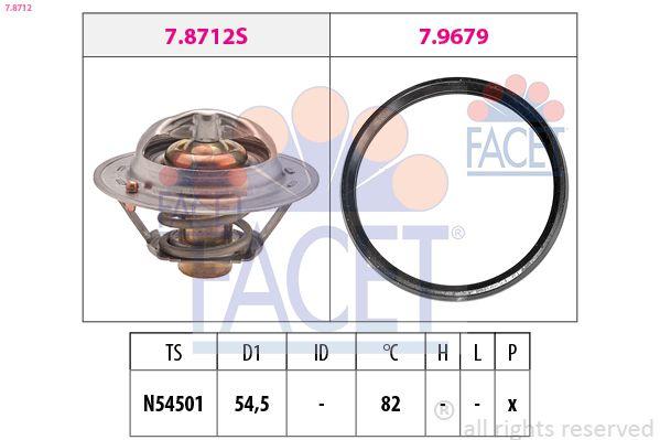 TERMOSTAT NISSAN JUKE F15 PULSAR 2010-2019 1,6 BENZİNLİ (FACET)