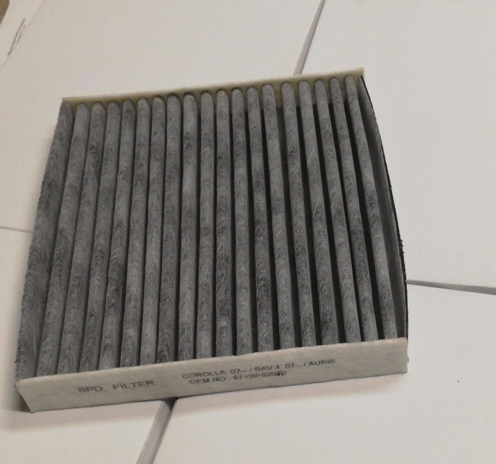 TOYOTA COROLLA YARIS AURIS 2007-2017 / POLEN FİLTRESİ KARBONLU