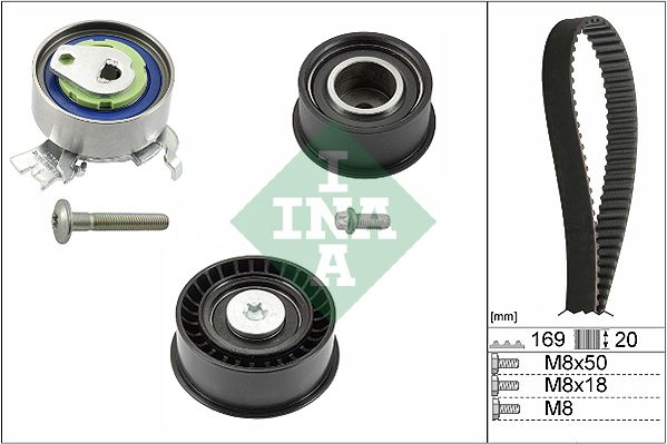 TRİGER SETİ - OPEL ASTRA F 1.4 - 1.6 16V MOTOR X14XE X16XEL (İNA)