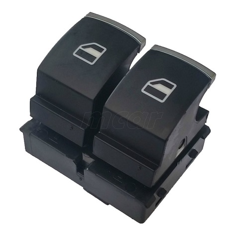 VW CADDY  - ÖN SOL ÇİFTLİ CAM AÇMA KAPAMA DÜĞMESİ (KROM)