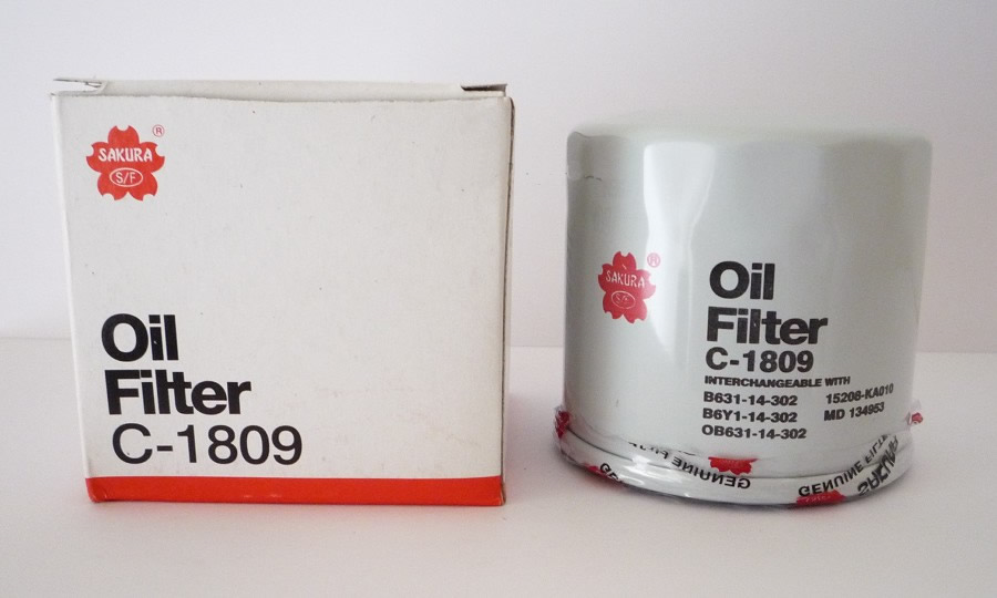 YAĞ FİLTRESİ MITSUBISHI CARISMA 1,6 1,8 BENZİNLİ MOTOR (SAKURA)