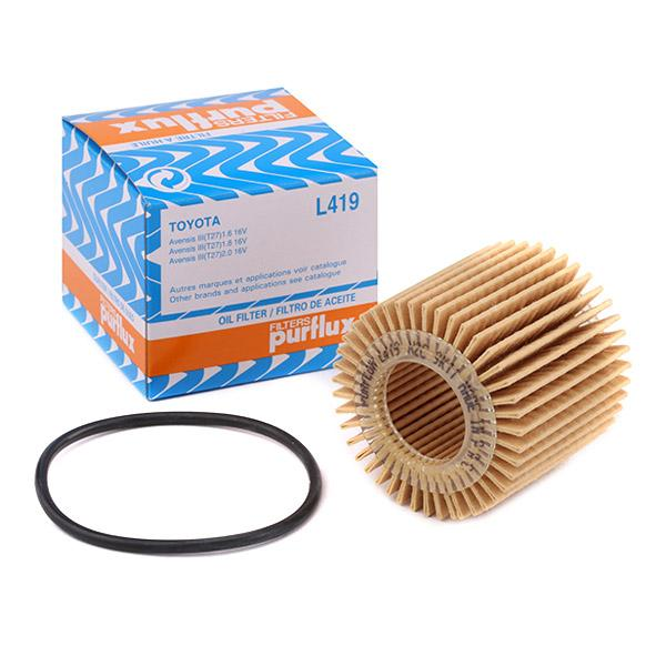 YAĞ FİLTRESİ TOYOTA AVENSİS 2009-2018 1.6 1.8 2.0 BENZİN (PURFLUX)