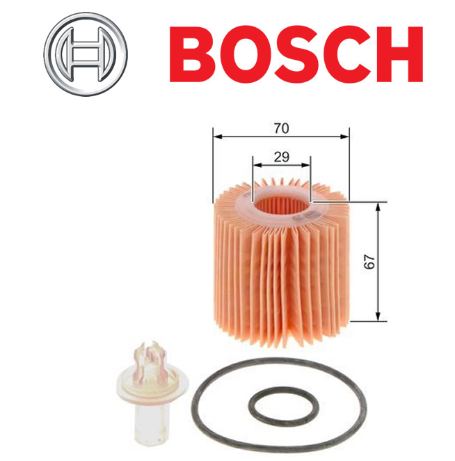 YAĞ FİLTRESİ TOYOTA COROLLA D4D 1,4 DİZEL 2009-2018 (BOSCH)
