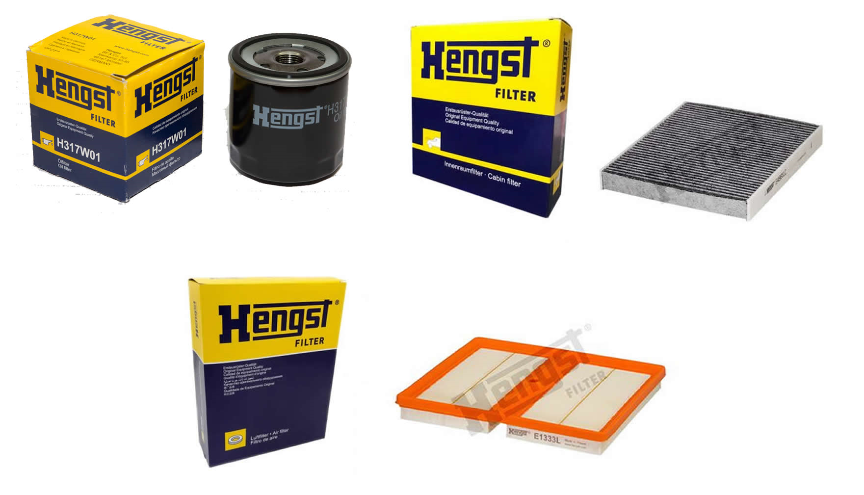 YAĞ HAVA POLEN KARBONLU FİLTRESİ VW POLO 1,0TSI 2017-2022 (HENGST)